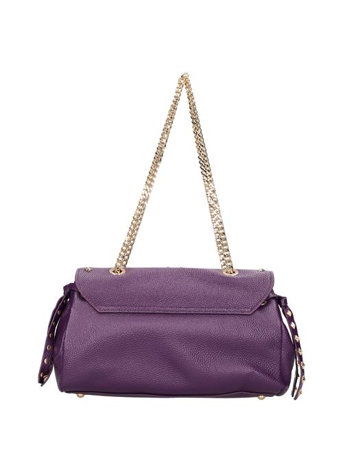 Hammered leather and studs bag LA CARRIE | FRIVOLOUS M.SHOULDER LARGE BAGUETTEVIOLA